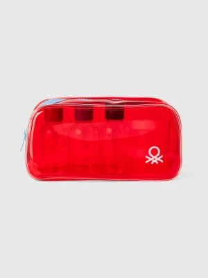 Benetton, Red Beauty Travel Case, size OS, Red, Women United Colors of Benetton