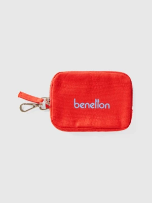 Benetton, Red Keychain And Coin Purse, size OS, Red, Women United Colors of Benetton