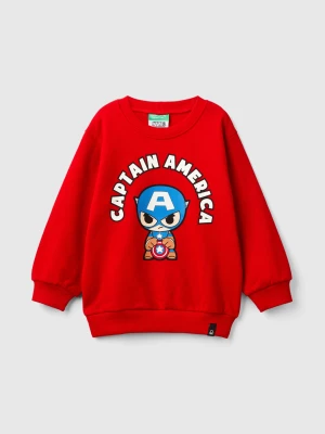 Benetton, Red ©marvel Capitan America Sweatshirt, size 98, Red, Kids United Colors of Benetton