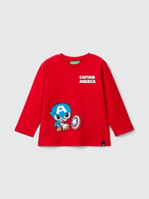 Benetton, Red ©marvel Captain America T-shirt, size 104, Red, Kids United Colors of Benetton