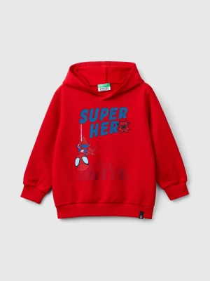 Benetton, Red ©marvel Spiderman Hoodie, size 90, Red, Kids United Colors of Benetton