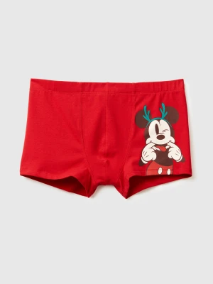 Benetton, Red Mickey Mouse ©disney Boxers, Size: XL, Red, Men United Colors of Benetton