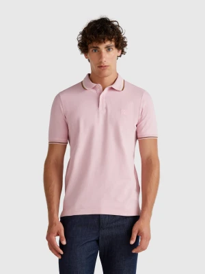 Benetton, Red Slim Fit Polo, size XS, Pink, Men United Colors of Benetton