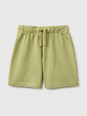 Benetton, Regular Fit Bermuda Shorts, Size: 116, Military Green, Kids United Colors of Benetton