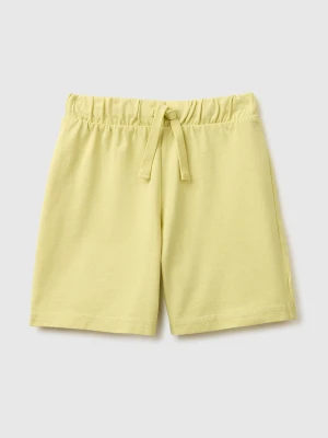Benetton, Regular Fit Bermuda Shorts, Size: 116, Yellow, Kids United Colors of Benetton
