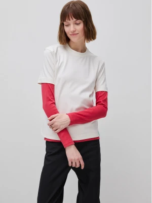 Benetton, Regular Fit Crew Neck T-shirt, Size: XXS, Creamy White, Women United Colors of Benetton