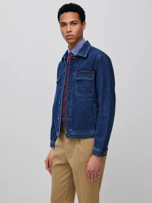 Benetton, Regular Fit Denim Jacket, Size: XL, Blue, Men United Colors of Benetton