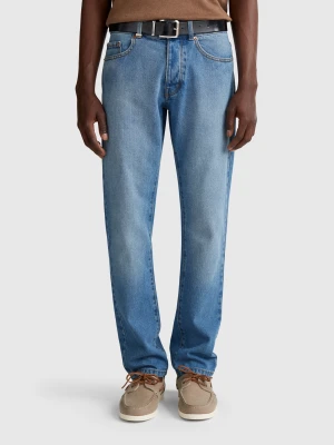 Benetton, Regular Fit Jeans, size 34, Blue, Men United Colors of Benetton