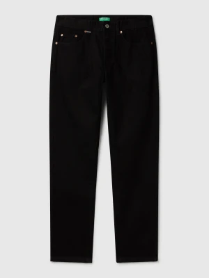 Benetton, Regular Fit Jeans, Size: 38, Black, Men United Colors of Benetton