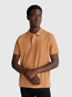 Benetton, Regular Fit Polo, size XS, Beige, Men United Colors of Benetton