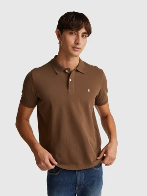Benetton, Regular Fit Polo, Size: XS, Brown, Men United Colors of Benetton