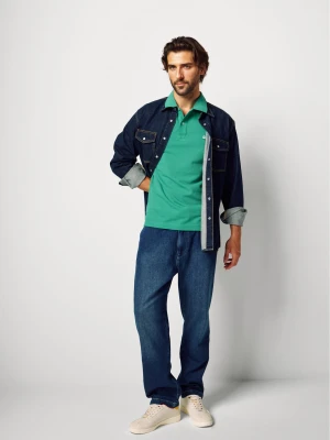 Benetton, Regular Fit Polo, size XS, Green, Men United Colors of Benetton
