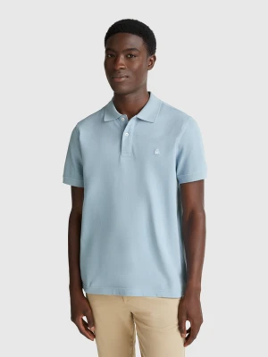 Benetton, Regular Fit Polo, Size: XL, Light Blue, Men United Colors of Benetton
