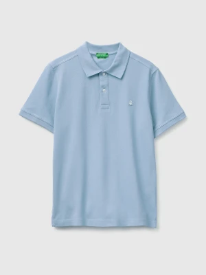 Benetton, Regular Fit Polo, Size: XS, Light Blue, Men United Colors of Benetton