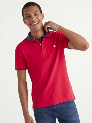 Benetton, Regular Fit Polo, Size: XS, Red, Men United Colors of Benetton