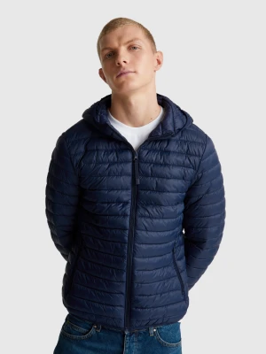 Benetton, Regular Fit Puffer Jacket, size XS, Dark Blue, Men United Colors of Benetton