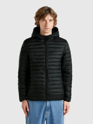 Zdjęcie produktu Benetton, Regular Fit Puffer Jacket With Padding, size XS, Black, Men United Colors of Benetton