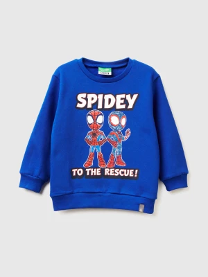 Benetton, Regular Fit Spiderman ©marvel Sweatshirt, Size: 116, Bright Blue, Kids United Colors of Benetton