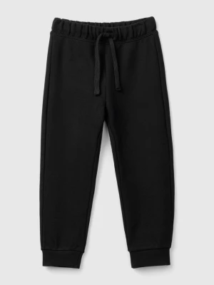 Benetton, Regular Fit Sweat Joggers, size 104, Black, Kids United Colors of Benetton