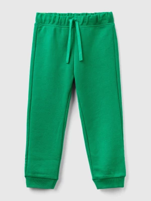 Benetton, Regular Fit Sweat Joggers, size 104, Green, Kids United Colors of Benetton