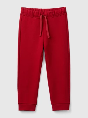 Benetton, Regular Fit Sweat Joggers, size 104, Red, Kids United Colors of Benetton