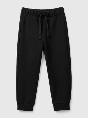 Benetton, Regular Fit Sweat Joggers, size 116, Black, Kids United Colors of Benetton