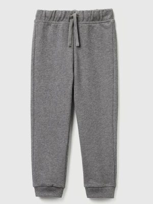 Benetton, Regular Fit Sweat Joggers, Size: 116, Dark Gray, Kids United Colors of Benetton