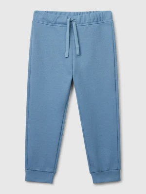 Benetton, Regular Fit Sweat Joggers, size 116, Light Blue, Kids United Colors of Benetton