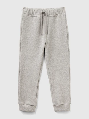 Benetton, Regular Fit Sweat Joggers, size 116, Light Gray, Kids United Colors of Benetton