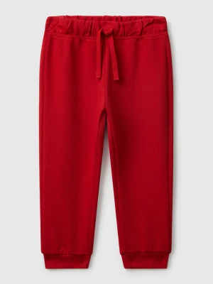 Benetton, Regular Fit Sweat Joggers, size 116, Red, Kids United Colors of Benetton