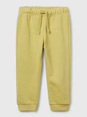 Benetton, Regular Fit Sweat Joggers, size 116, Yellow, Kids United Colors of Benetton