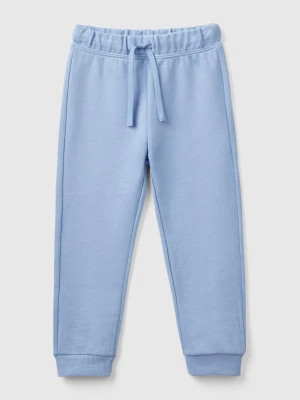 Benetton, Regular Fit Sweat Joggers, size 82, Light Blue, Kids United Colors of Benetton