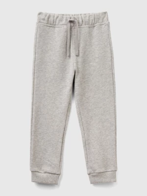 Benetton, Regular Fit Sweat Joggers, size 82, Light Gray, Kids United Colors of Benetton