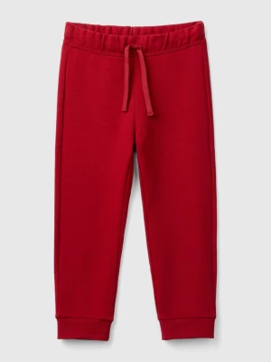 Benetton, Regular Fit Sweat Joggers, size 90, Red, Kids United Colors of Benetton