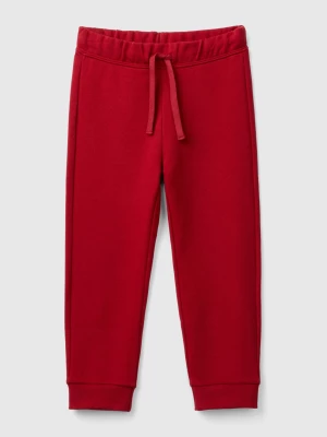 Benetton, Regular Fit Sweat Joggers, size 90, Red, Kids United Colors of Benetton