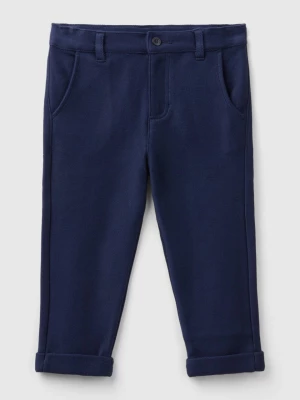 Benetton, Regular Fit Sweat Trousers, size 82, Dark Blue, Kids United Colors of Benetton