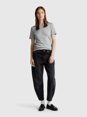 Benetton, Regular Fit T-shirt, Size: XXS, Light Gray, Women United Colors of Benetton