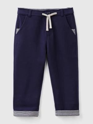 Benetton, Regular Fit Trousers, size 104, Dark Blue, Kids United Colors of Benetton