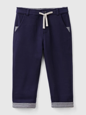 Benetton, Regular Fit Trousers, size 116, Dark Blue, Kids United Colors of Benetton