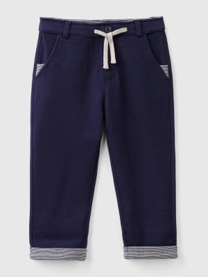 Benetton, Regular Fit Trousers, size 90, Dark Blue, Kids United Colors of Benetton