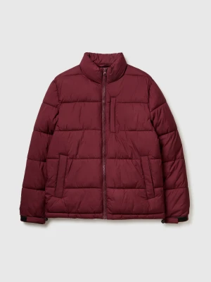 Benetton, Regular Fit Vest With Recycled Padding, Size: XS, Burgundy, Men United Colors of Benetton