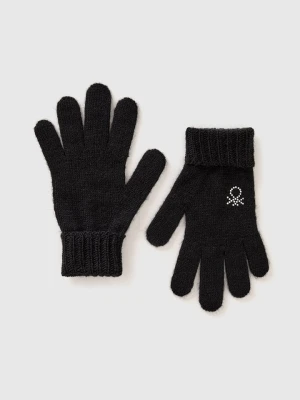 Benetton Rękawiczki w kolorze czarnym rozmiar: 130