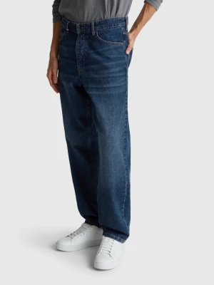 Benetton, Relaxed Fit Jeans, Size: 34, Blue, Men United Colors of Benetton