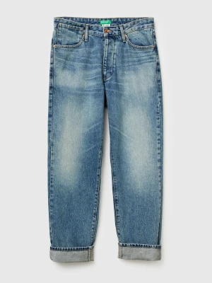 Benetton, Relaxed Fit Jeans, Size: 38, Blue, Men United Colors of Benetton