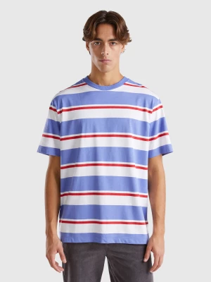 Benetton, Relaxed Fit Striped T-shirt, size XL, Multi-color, Men United Colors of Benetton