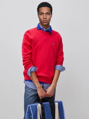 Benetton, Relaxed Fit Sweater, Size: XL, Red, Men United Colors of Benetton