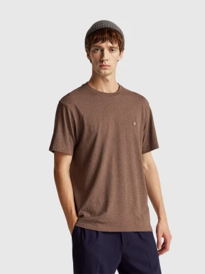 Benetton, Relaxed Fit T-shirt, Size: XS, Camel, Men United Colors of Benetton