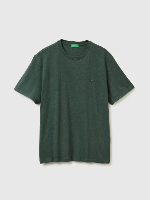 Benetton, Relaxed Fit T-shirt, Size: XS, Green, Men United Colors of Benetton