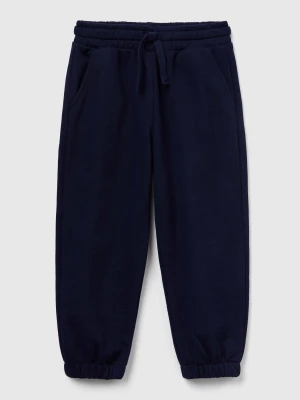 Benetton, Relaxed Joggers With Drawstring, Size: 116, Dark Blue, Kids United Colors of Benetton