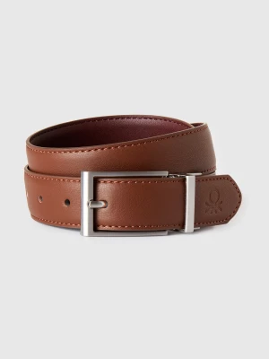 Benetton, Reversible Belt, Brown, Men United Colors of Benetton